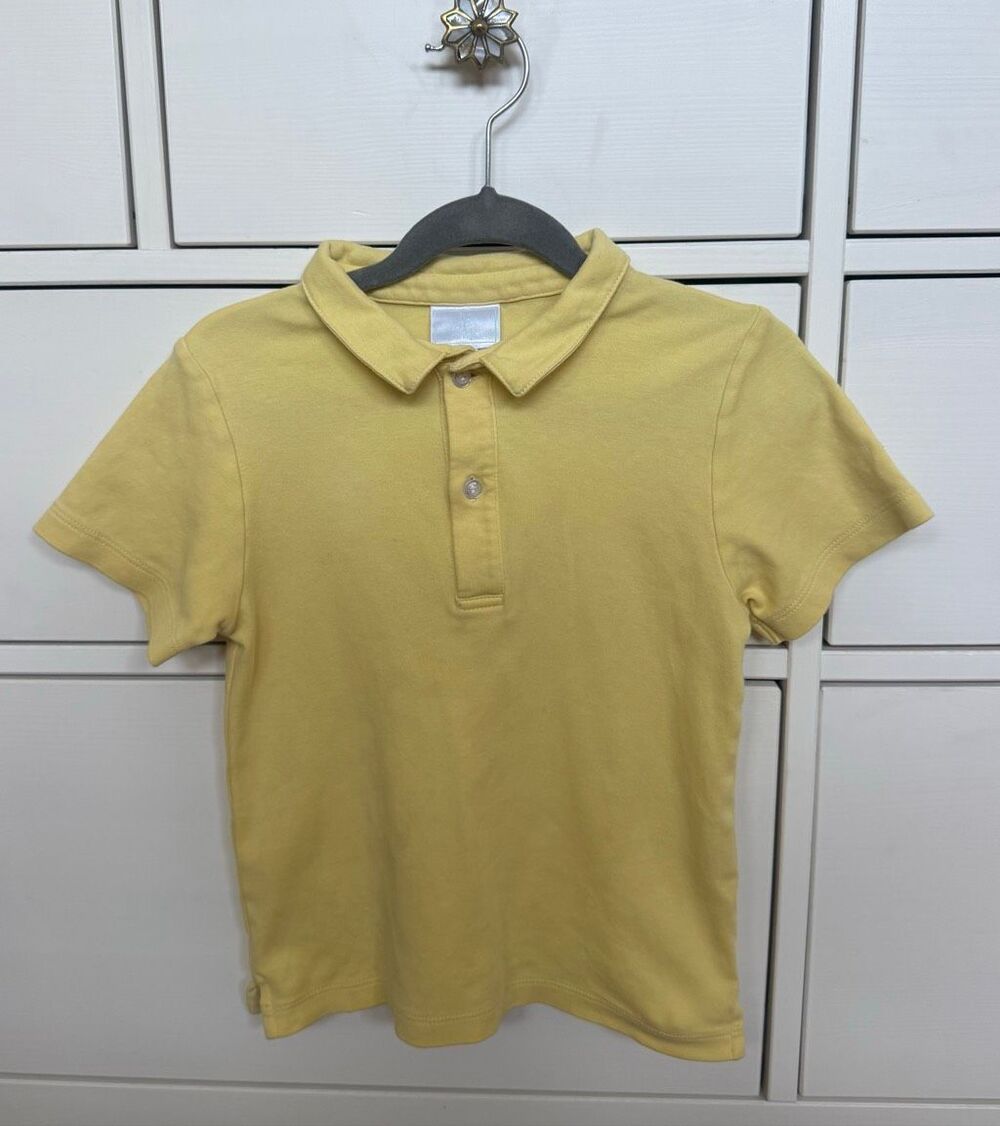 Little English Boys 7 Pima Cotton Short Sleeve Polo Shirt